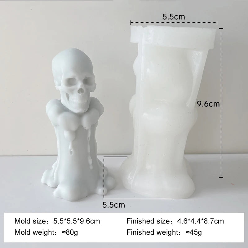 Halloween Devil Pumpkin Silicone Candle Mold Handmade Aroma Plaster Resin Decor Mould Soy Wax Candle Making Supplies