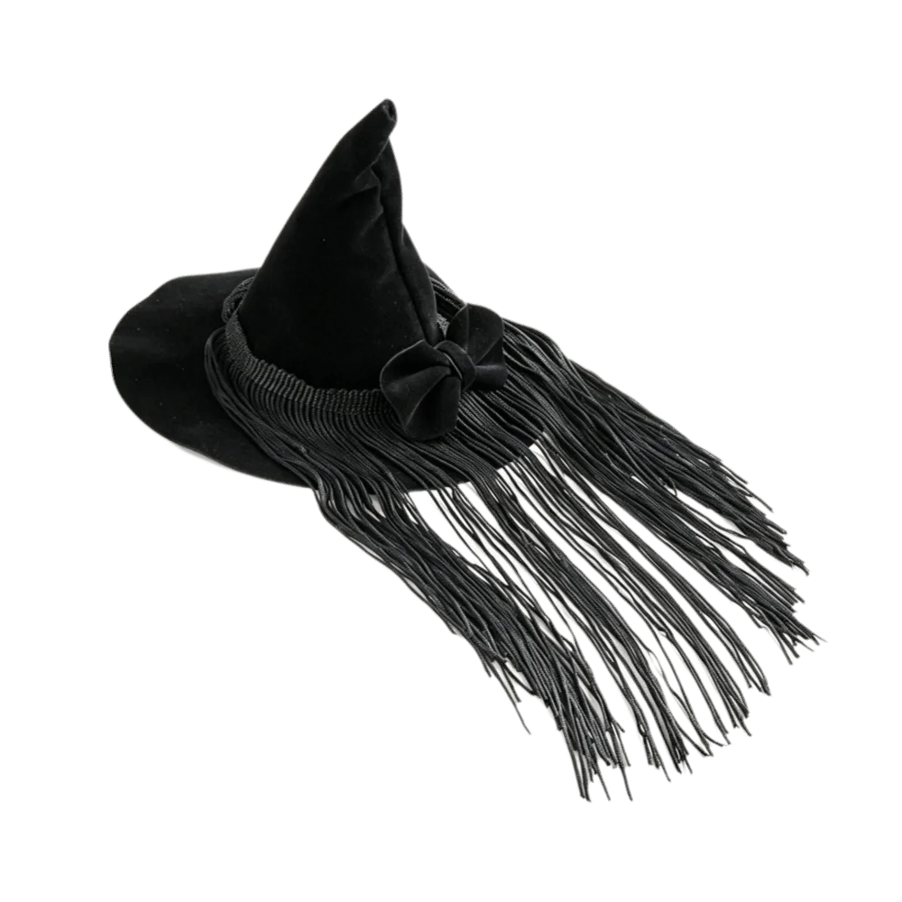 Flower Witch Hat Hair Clip Skull Spider Gothic Style Halloween Hair Clip Headdress Dark Black Witch Hairpins Cosplay