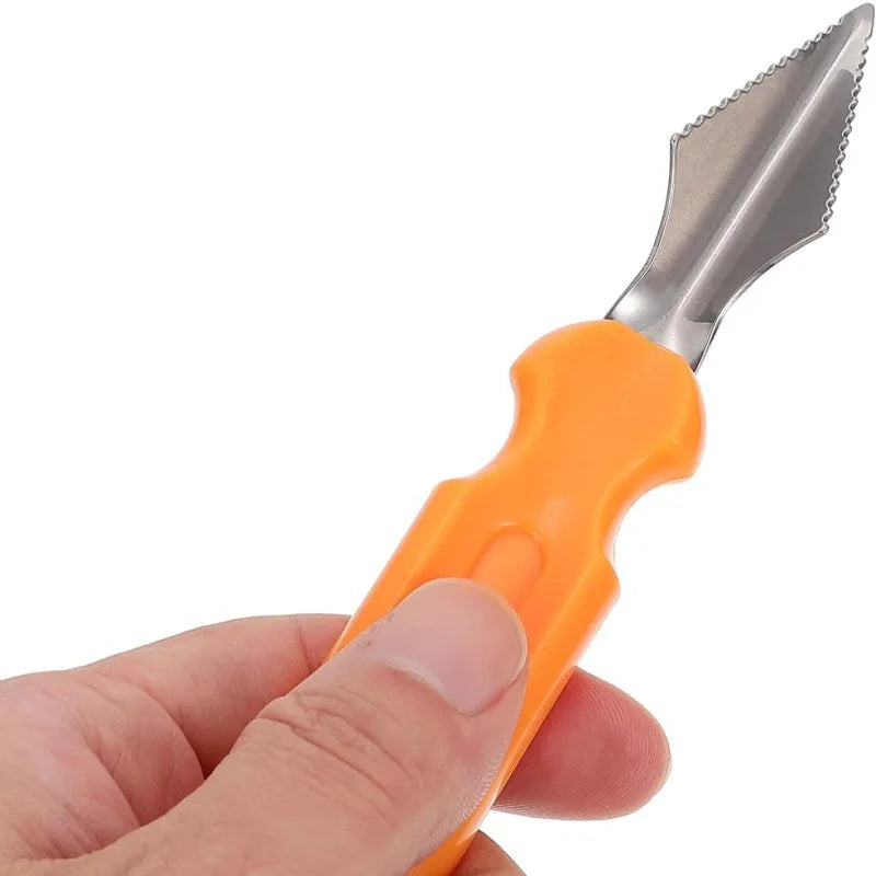 7Pcs Halloween Pumpkin Carving Set Tools Pumpkin Carving Knife Adults Pumpkin Cutting Supplies Engraving Kitchen Cutting Tools