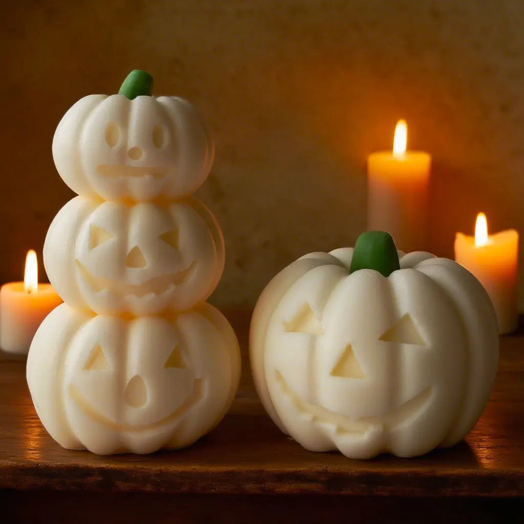 Halloween Devil Pumpkin Silicone Candle Mold Handmade Aroma Plaster Resin Decor Mould Soy Wax Candle Making Supplies