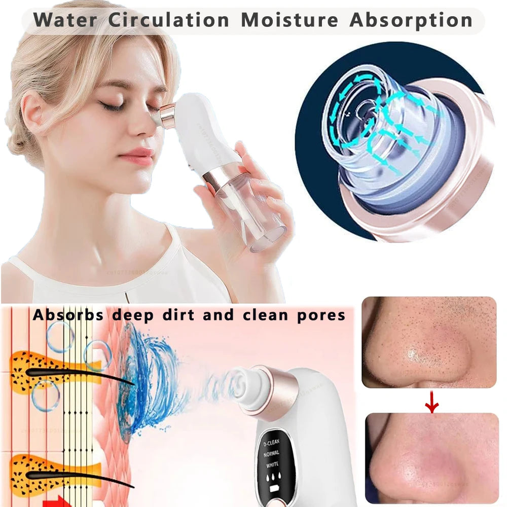 Electric Blackhead Remover Pore Vacuum Cleaner Device