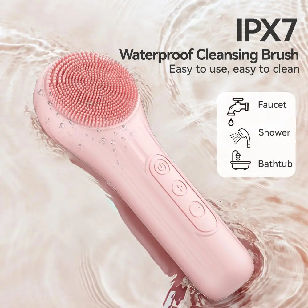 Silicone Electric Face Cleansing Brush Waterproof