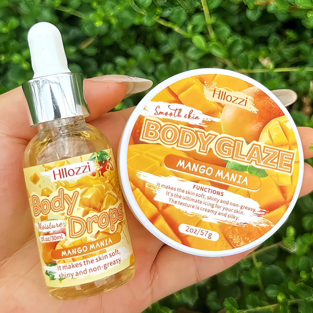 Hydrating Body Glaze & Oil Duo Non-Greasy Skin Glow