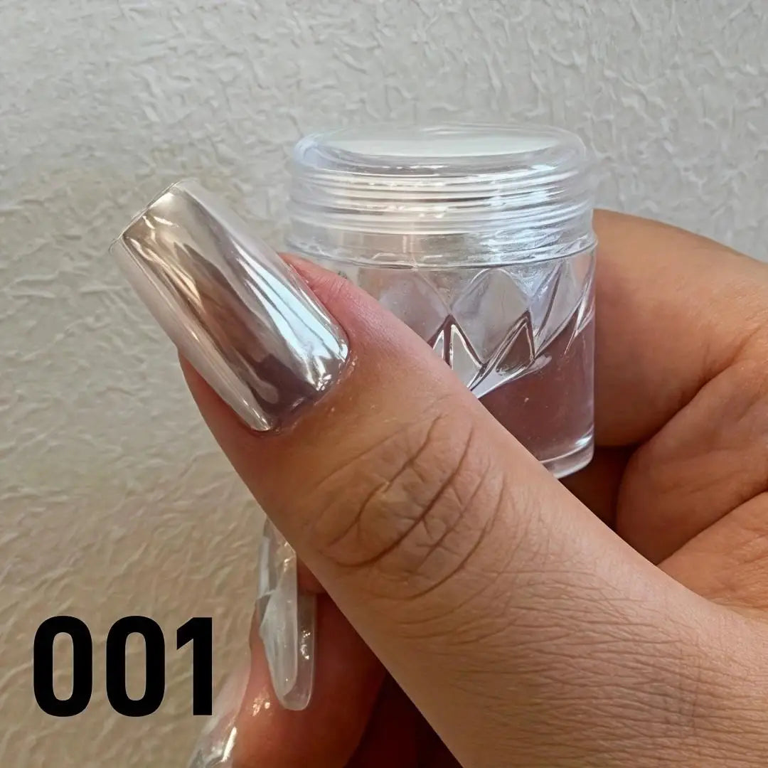 1pc Chrome Nail Powder Ice Transparent Aurora High Gloss Pearl Rainbow Color Powder Metal Pigment Nail Art Creation