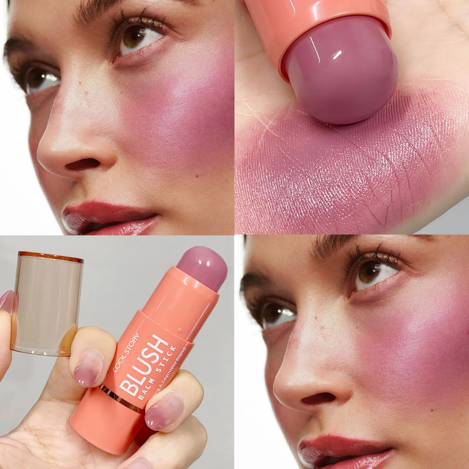 Face Contour Bronzer Stick Face Brighten Highlighter Bar Shimmer Highlighter Blush Stick Nose Shadow Pen Makeup Tool Cosmetics