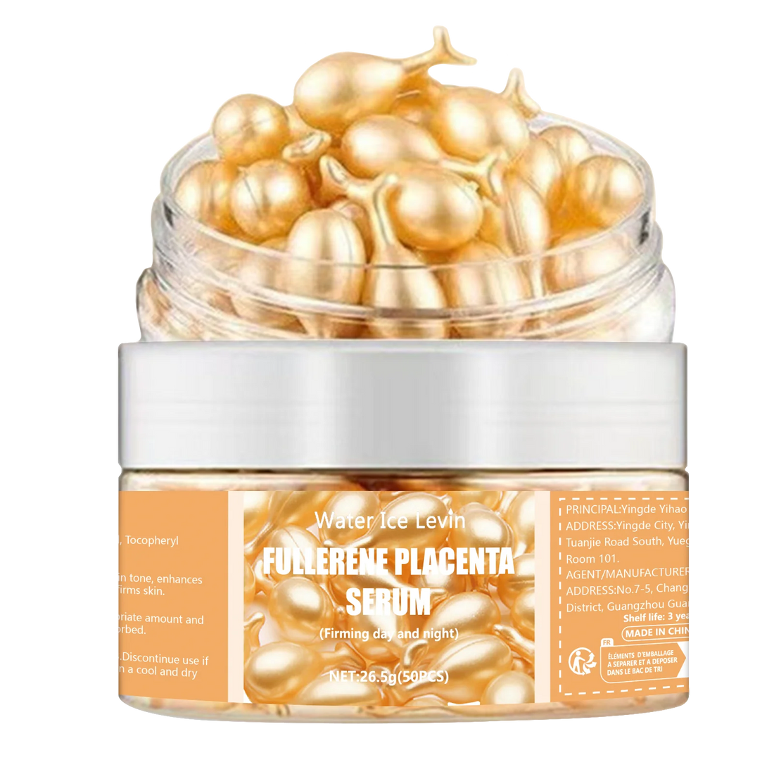 50Pcs Collagen Face Care Capsules Serum