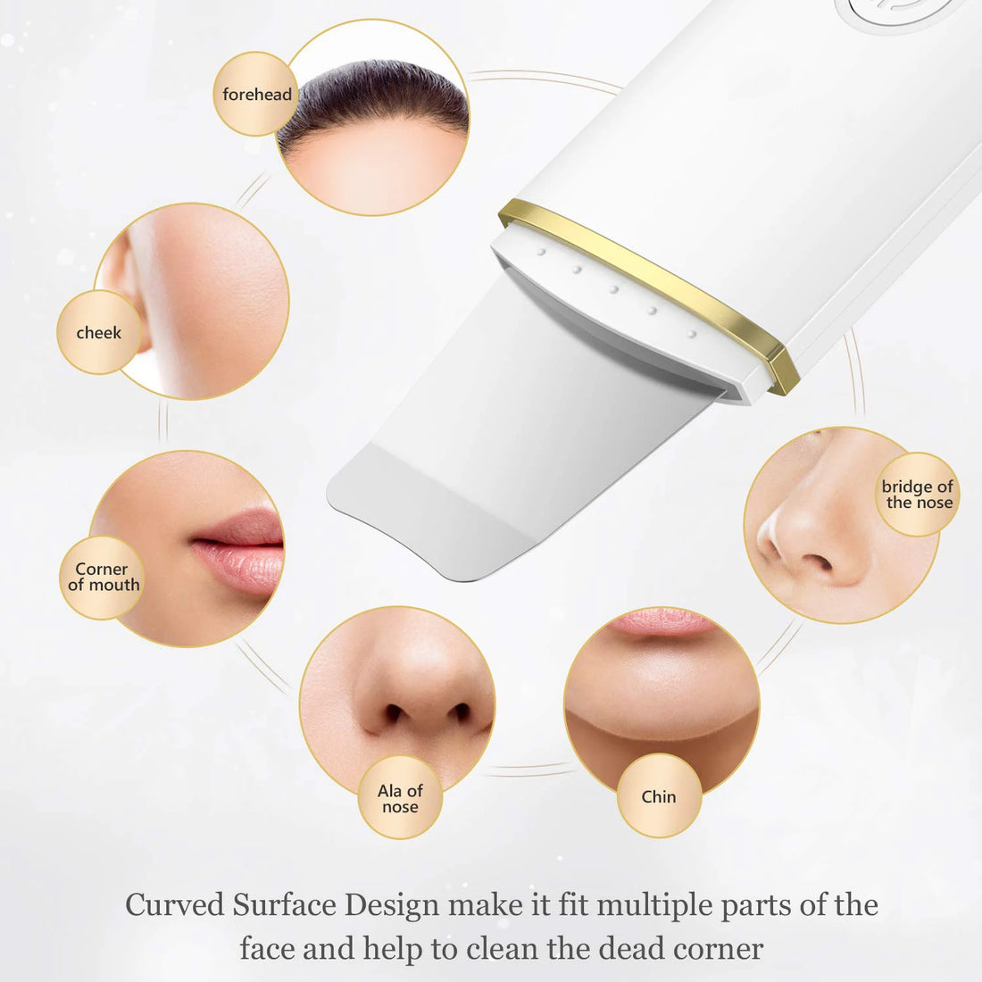 Ultrasonic Face Spatula Pore Cleaner Skin Device