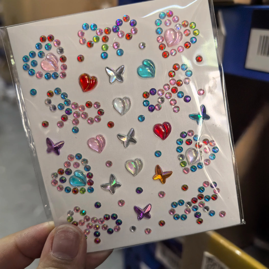 1pcs Laser Sparkle Stars Diamond/Pearls Face Gems Stickers Heart Moon Shape Rhinestones for Eyes/Face Stickers Temporary Tattoos