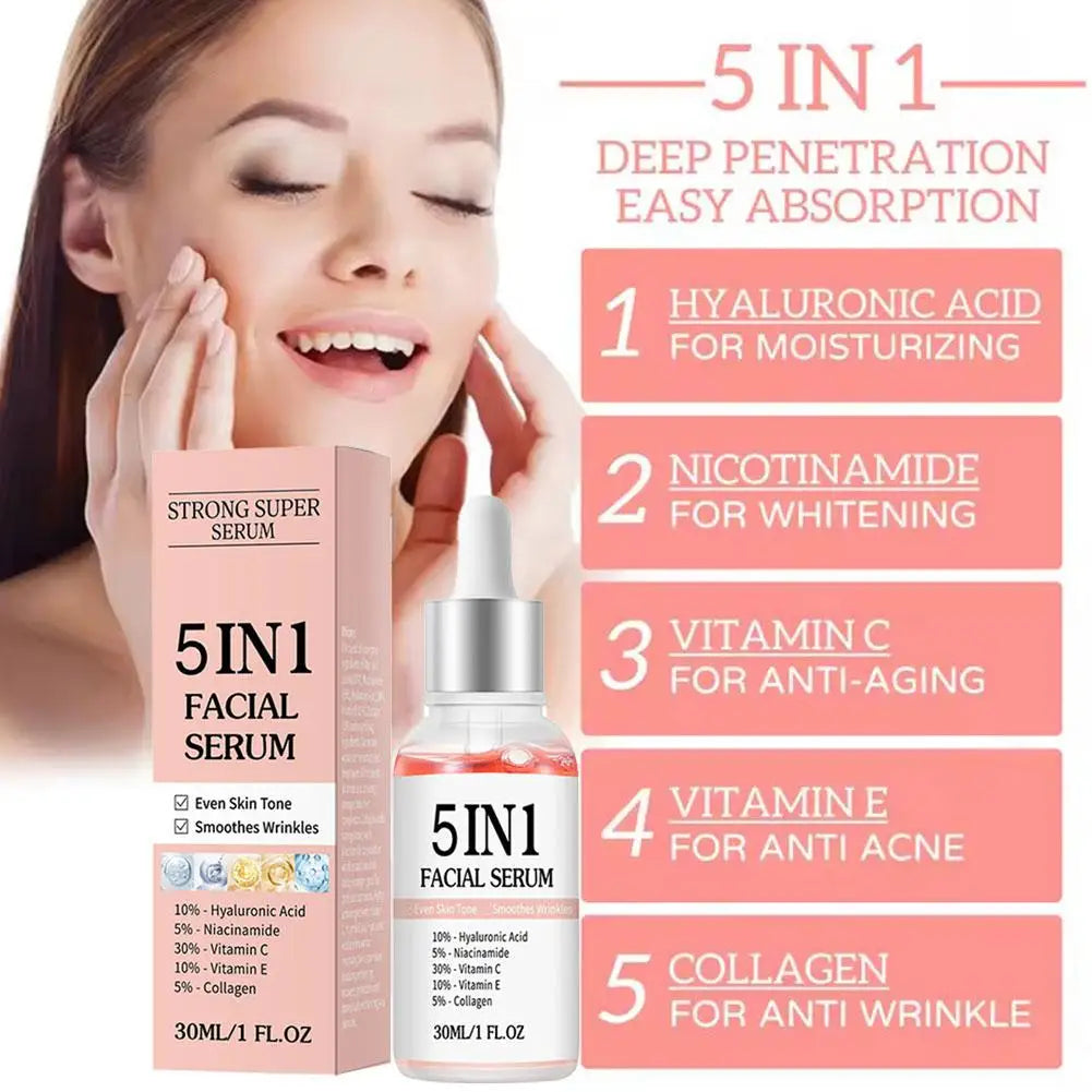 5-in-1 Hydrating Facial Serum for Fine Lines serum texture and consistency