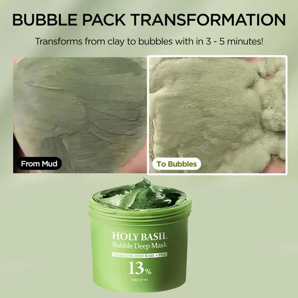 Carbonic Acid Holy Basil Bubble Mask Pore & Blackhead Care