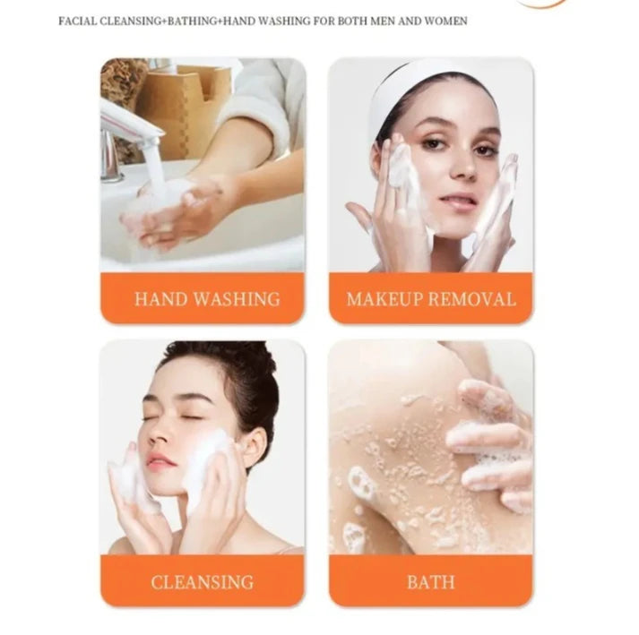 100g Kojic Acid Soap with Vitamin C,Turmeric, Retinol, Shea Butter, Vitamin E, Kojic Acid