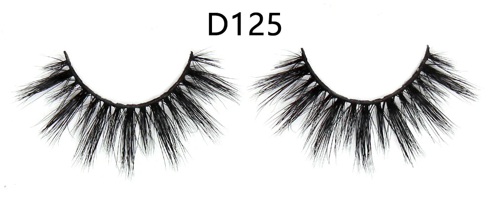 FOXESJI Lashes 3D Mink Eyelashes Natural Long Fluffy Dramatic Strip Eye Lashes Eyelash Extension Soft False Eyelashes Makeup