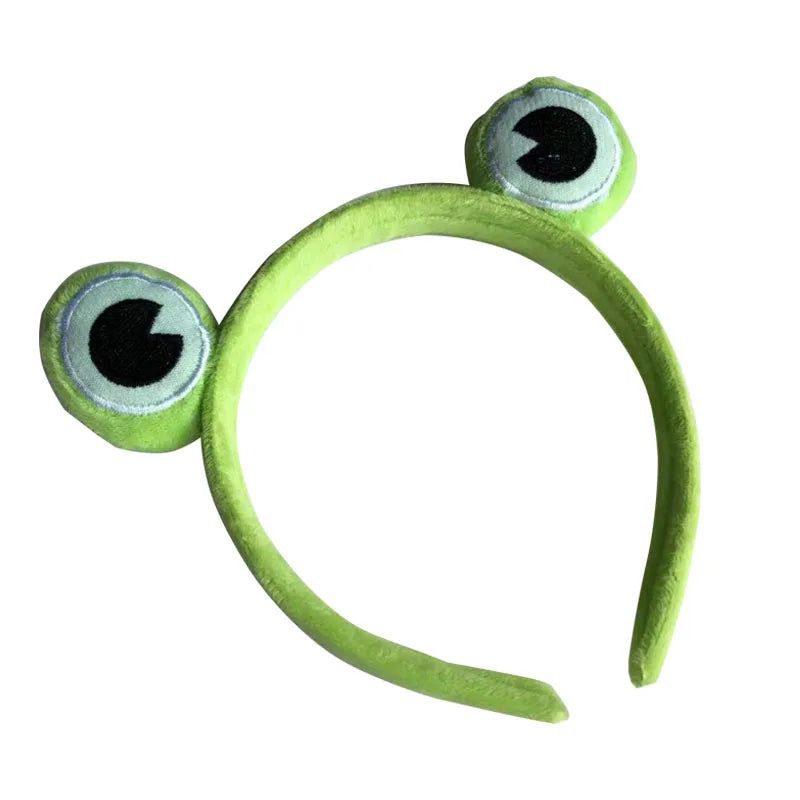 Cartoon Cute Headband New Plush Big Eyes Headband Women's Face Wash Headband Children's Headwear