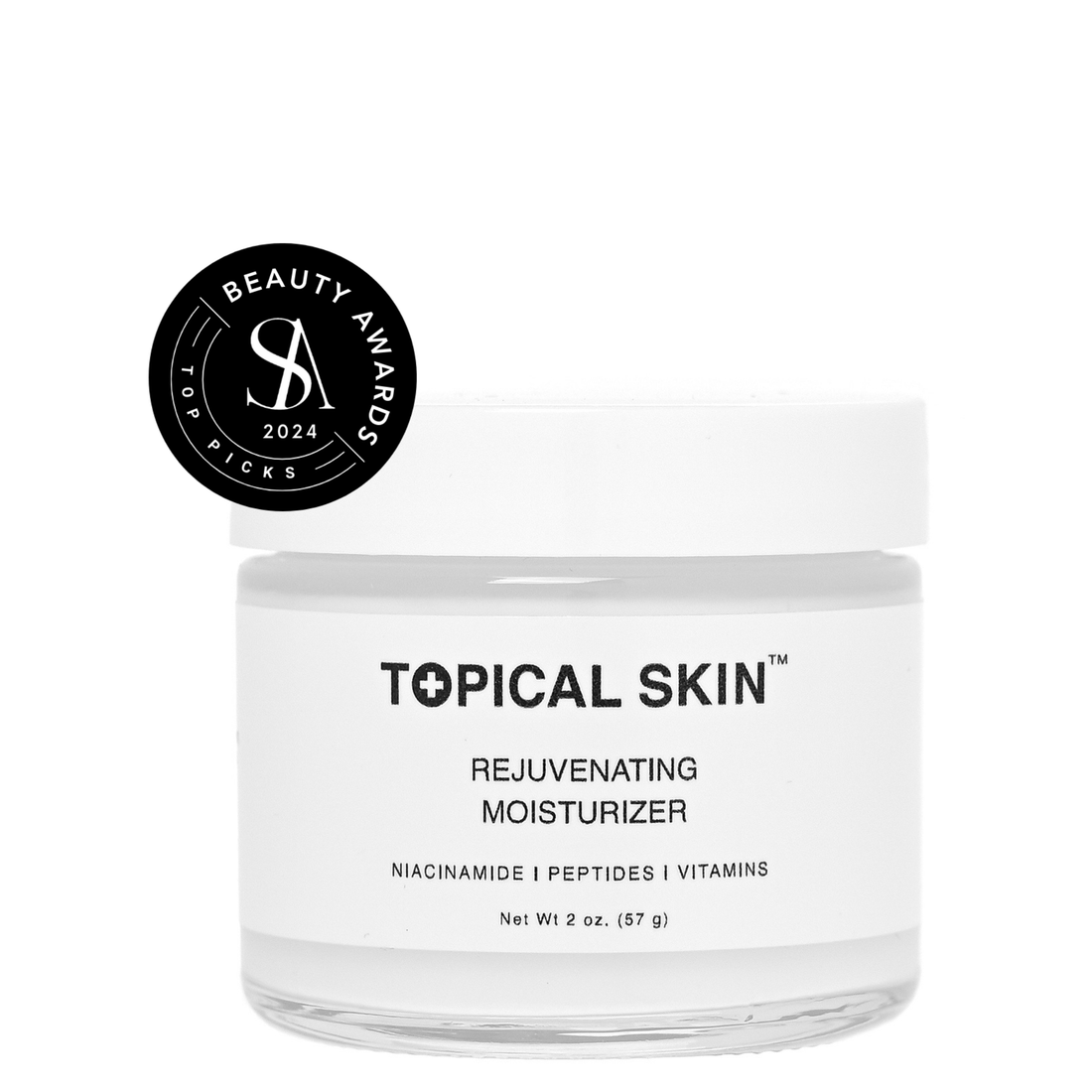 Rejuvenating Daily Moisturizer with Niacinamide cream texture swatch