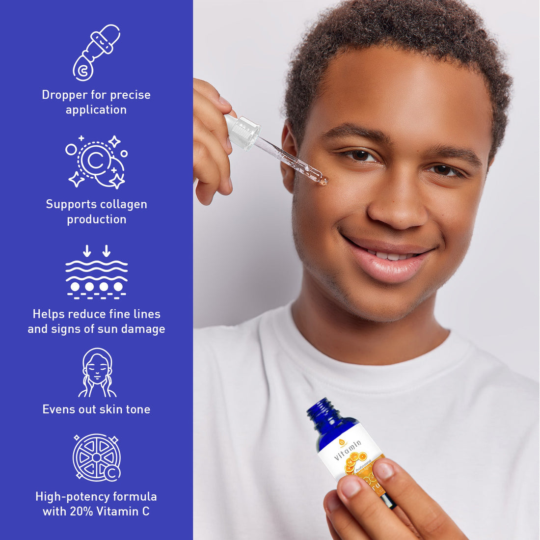 Pursonic 20% Vitamin C Anti-Aging Serum serum texture and consistency