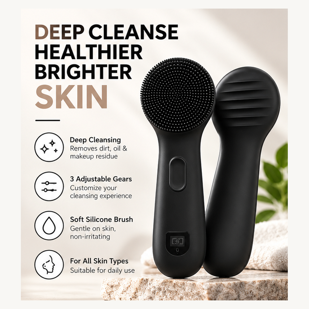 Sonic Silicone Facial Cleansing Brush