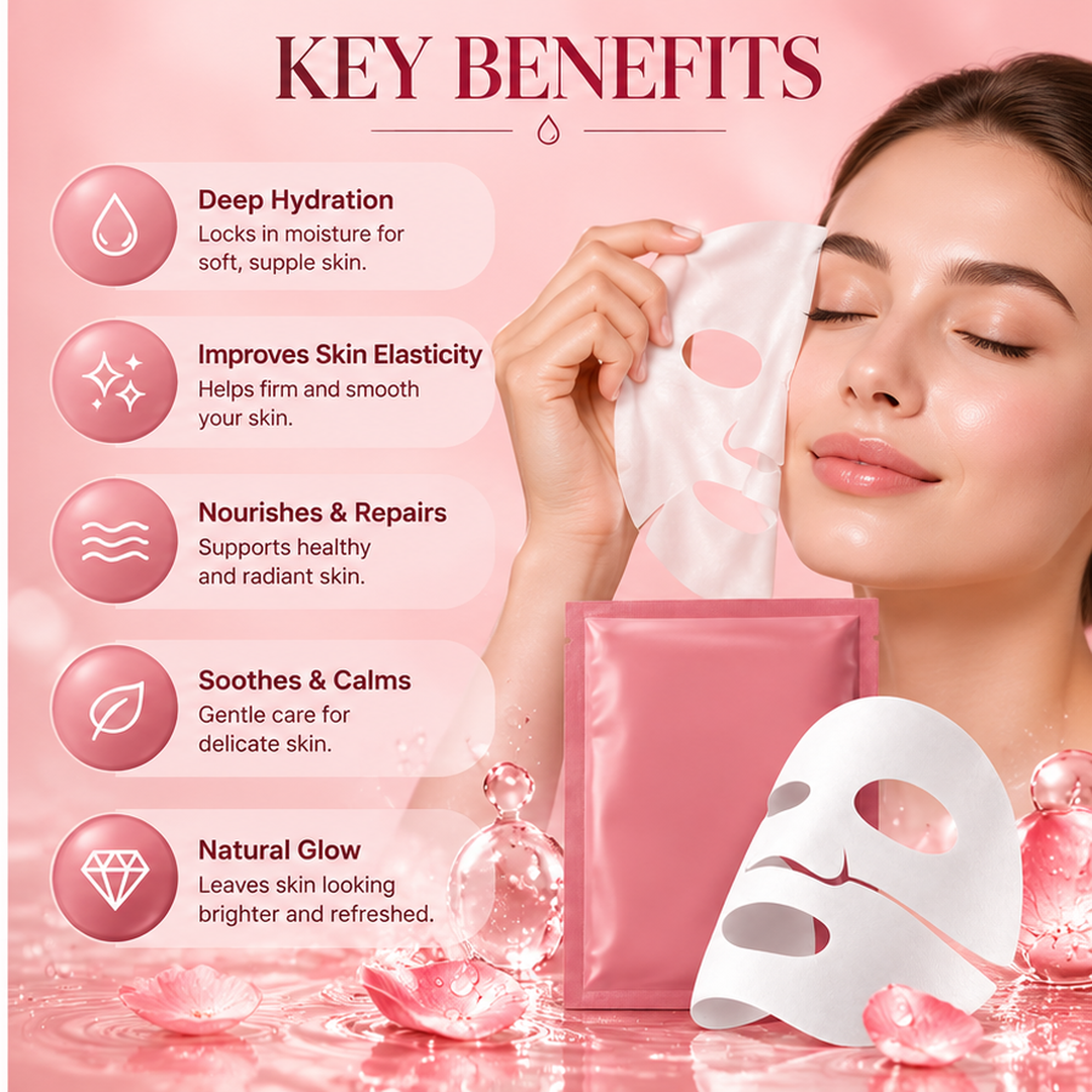 Overnight Collagen Gel Mask, 10 Pack
