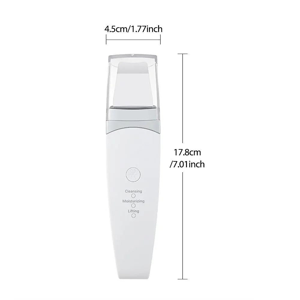 Kalicy 3-in-1 Ultrasonic Skin Care Device Cleanse & Lift controls and light-mode settings