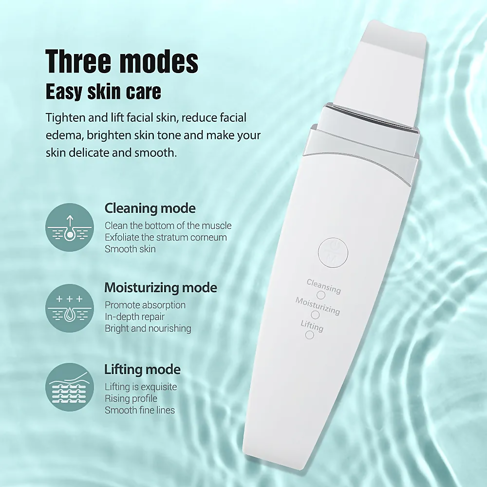 Kalicy 3-in-1 Ultrasonic Skin Care Device Cleanse & Lift the device shown in use