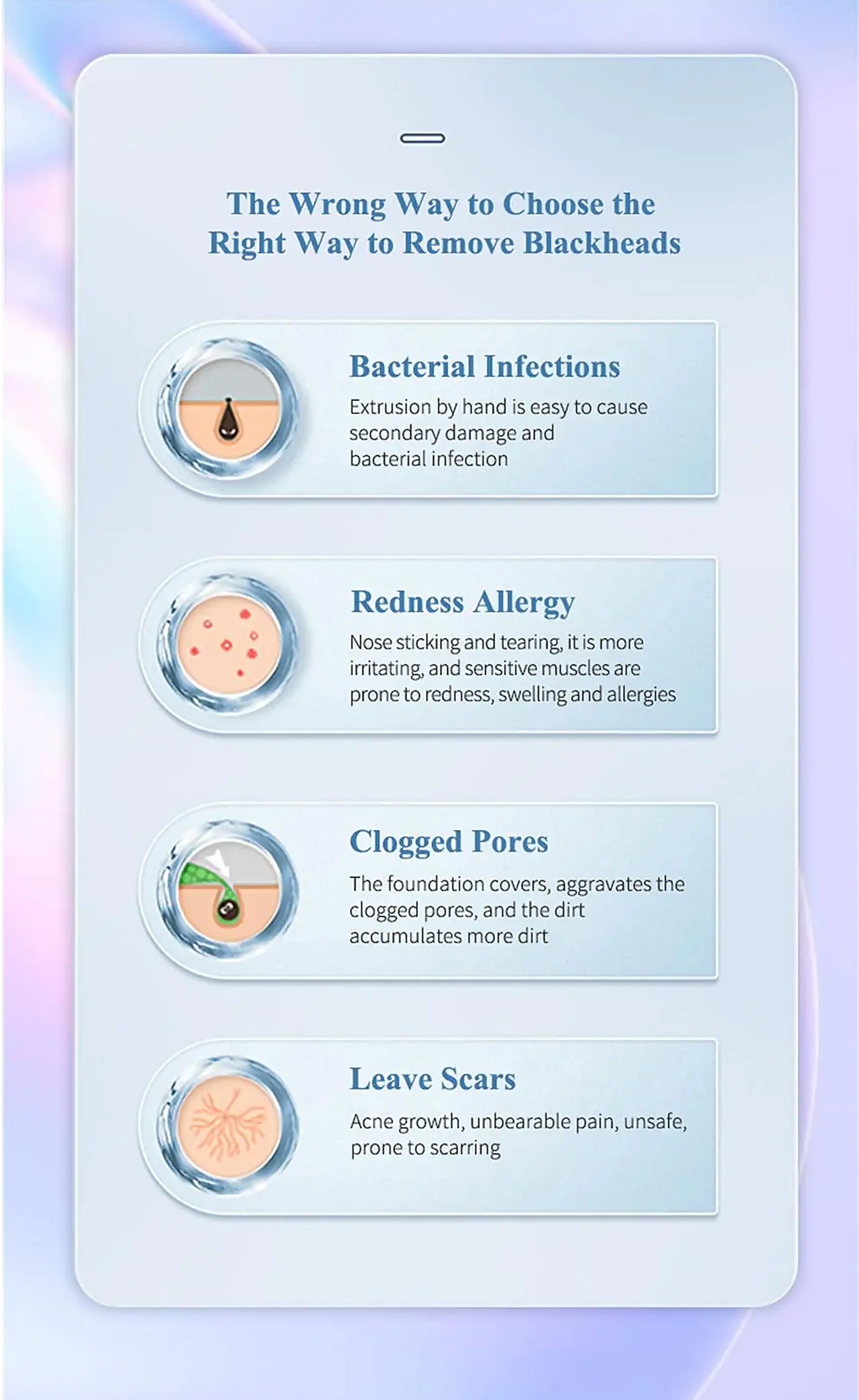 Kalicy 3-in-1 Ultrasonic Skin Care Device Cleanse & Lift close-up of the treatment surface