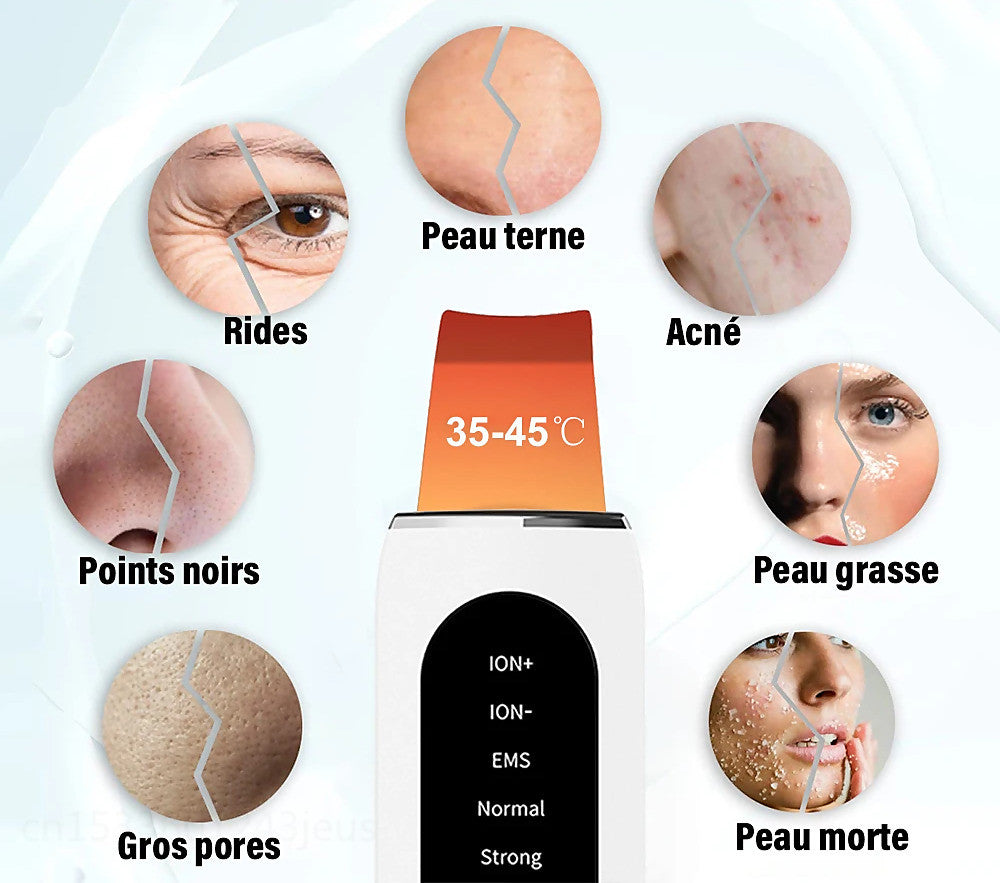 Stellar 5-in-1 Ultrasonic EMS Facial Device with Photon Therapy what's included in the box