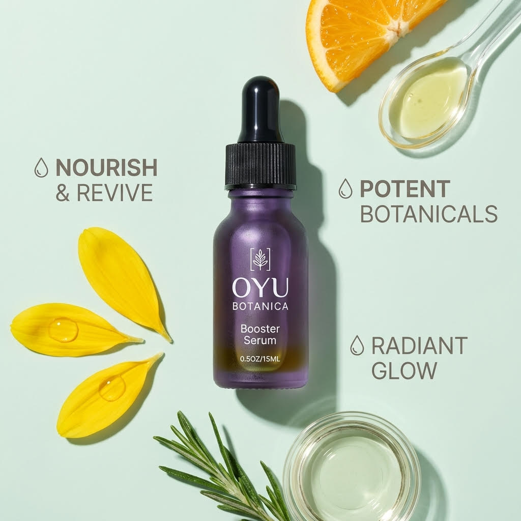 Oyu Botanica Sensitive Skin Bakuchiol Booster Serum how-to-apply step